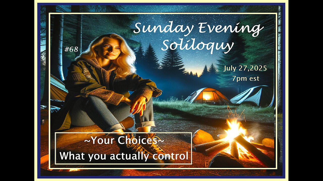 Sunday Evening Soliloquy ~ #68 ~