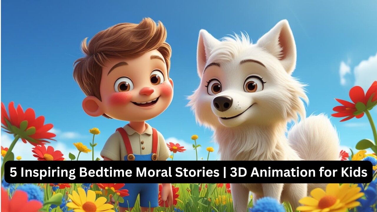 5 Inspiring Bedtime Moral Stories | 3D Animation for Kids