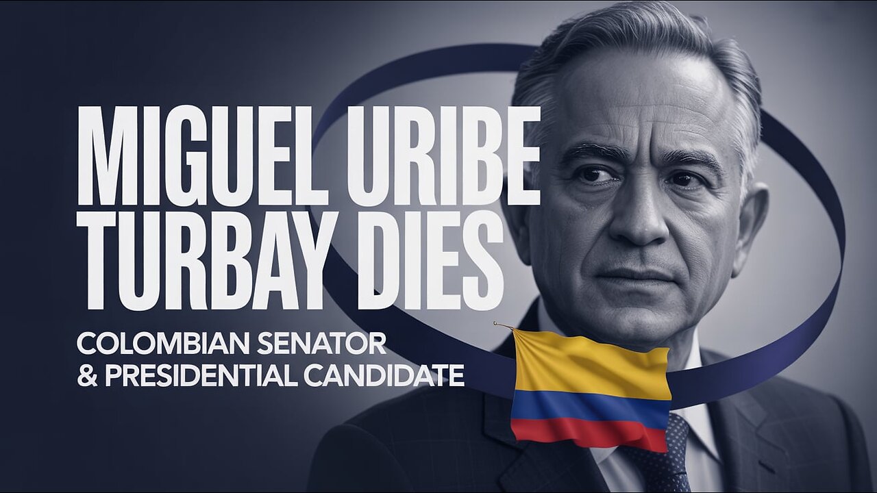 Miguel Uribe Turbay Dies After Assassination Attempt | Colombia Mourns Presidential Hopeful
