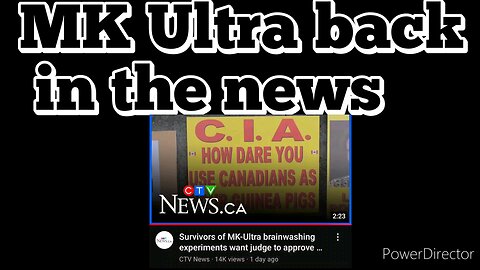 MK Ultra back in the news