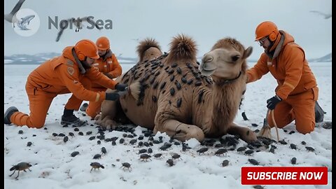 Camel Injured by Barnacles and Parasites, Rescue Team Successfully Saved the Sick Came #Nortsea01