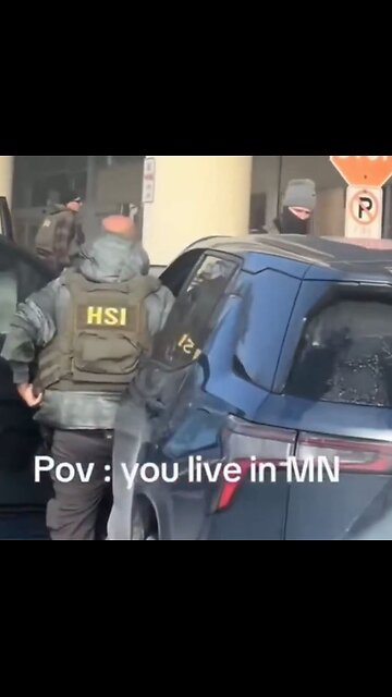 Racist liberal anti-ICE agitator yells racist slurs at black ICE agent in Minneapolis, Minnesota.