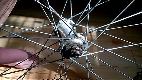 Bike wheel cone hub tightening - adjustment tip - see comment section
