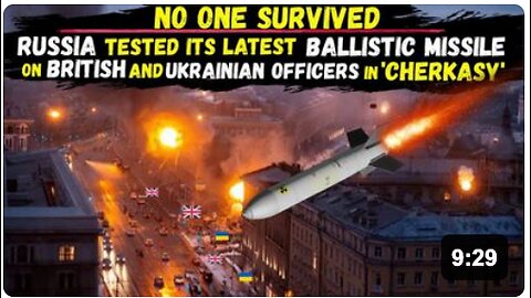 RUSSIA used the World's Most Powerful short-range Ballistic Missile against British Army officers