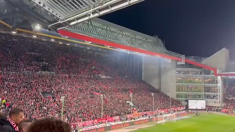 A performance by fans of the German team Kaiserslautern