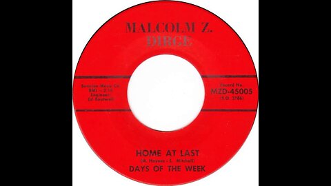 Days of the Week - Home at Last / Little Latin Lupe Lu (1966) Single
