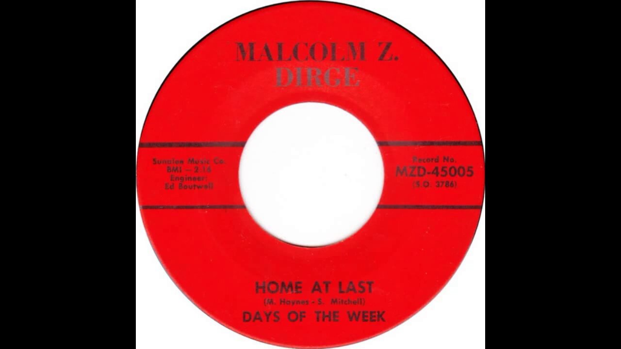 Days of the Week - Home at Last / Little Latin Lupe Lu (1966) Single