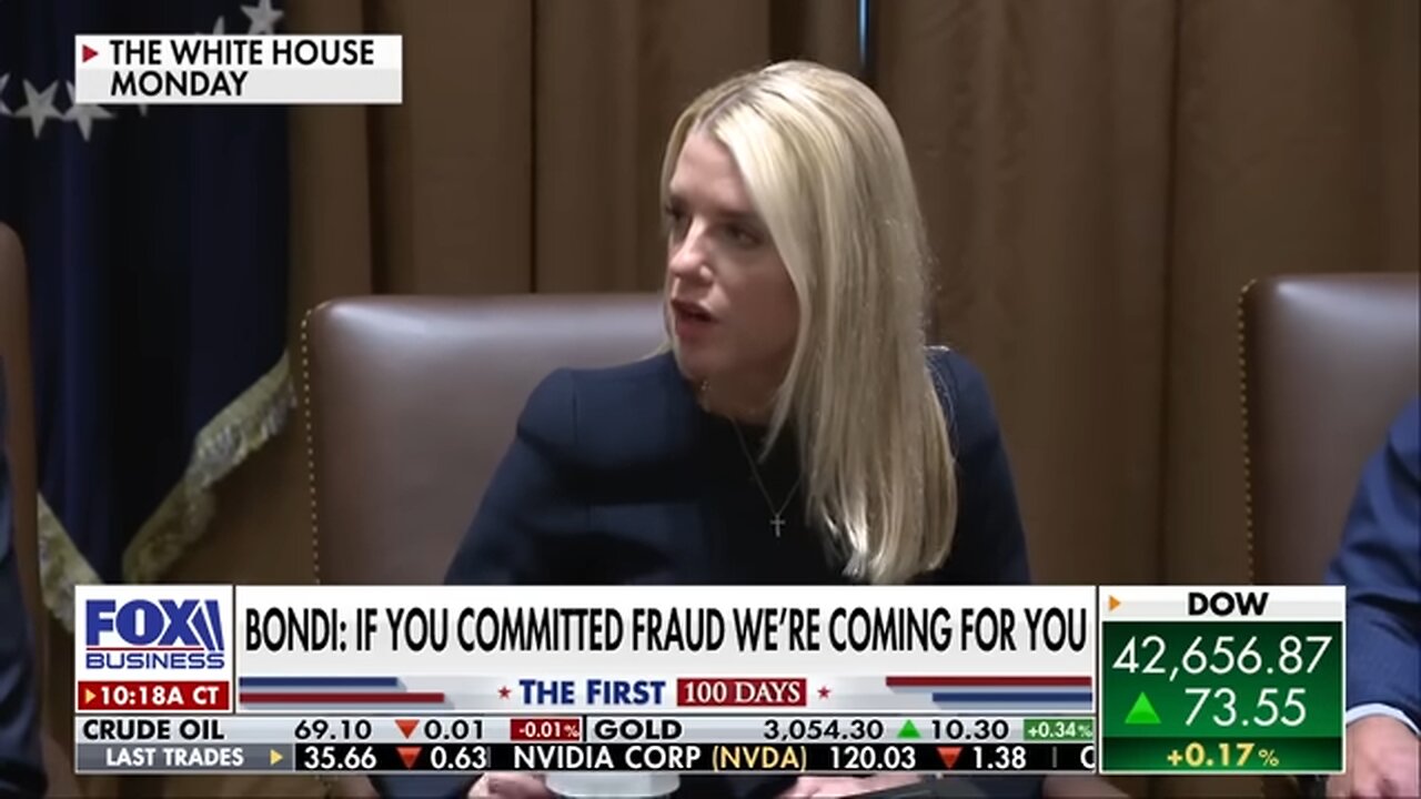 'WE'RE COMING AFTER YOU': AG Bondi vows to prosecute fraud found by DOGE