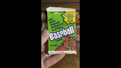 1991 #junkwax novelty #baseballcards #packopening Spit Scratch & Steal