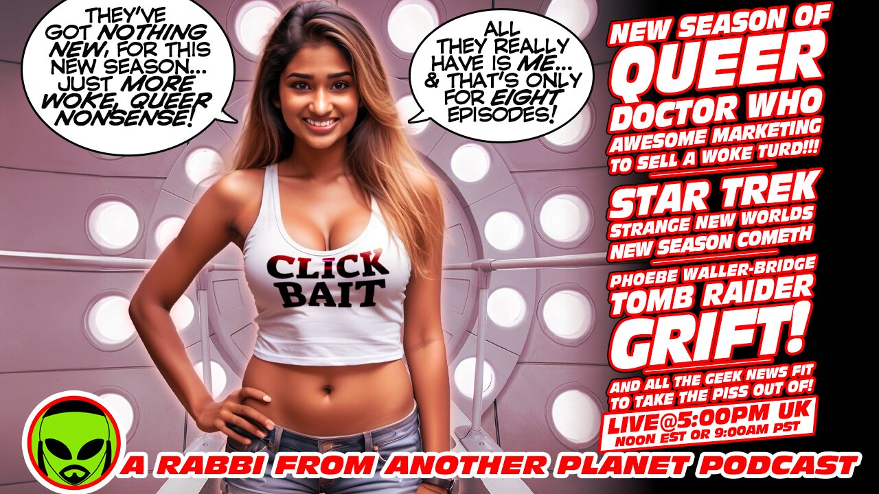 LIVE@5: New Queer Era Doctor Who Season!!! John Boyega HATES Star Wars!!! Star Trek: Strange New Worlds!!!