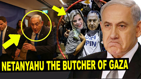 Netanyahu The Butcher of Gaza - Protesters STORM IDF Army Base