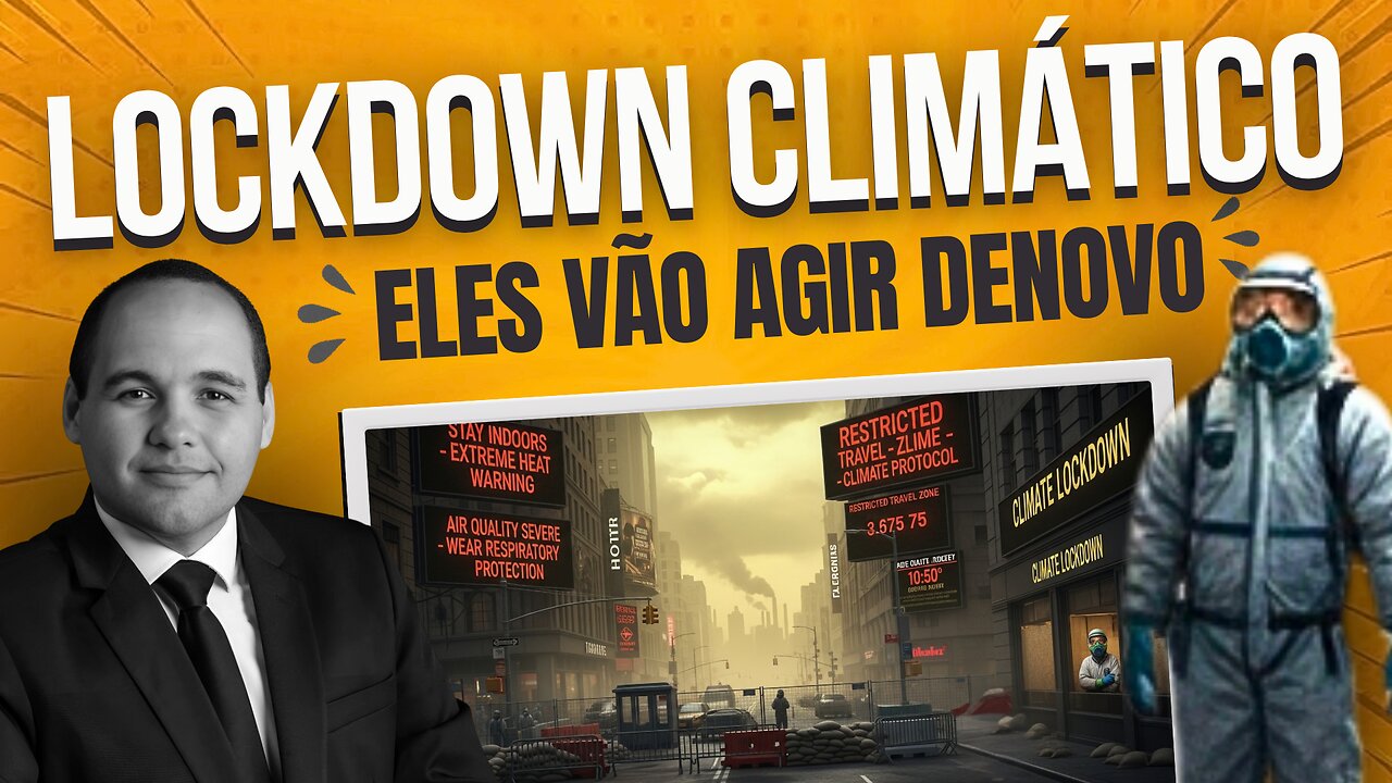 🕵️‍♀️ PREPARE-SE PARA UM L0CKD0WN CLIM4TIC0 | ELES VÃO AGIR NOVAMENTE | MAIS UMA CONTRA TRUMP