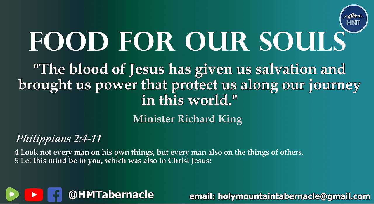FOOD FOR OUR SOULS