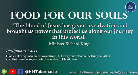 FOOD FOR OUR SOULS