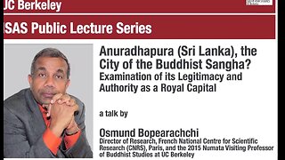 Anuradhapura, the City of the Buddhist Sangha?