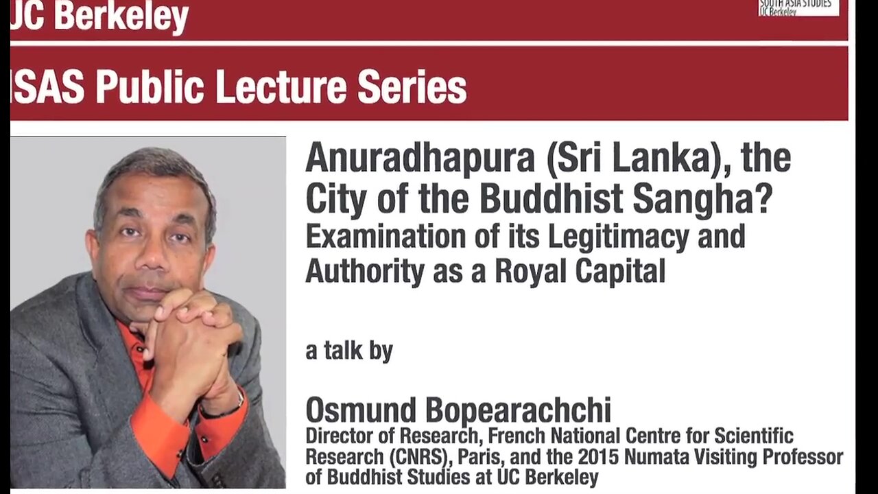 Anuradhapura, the City of the Buddhist Sangha?