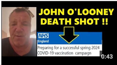 "John O'Looney, UK Funeral Director, Raises Concerns Over NHS Spring COVID Boosters"