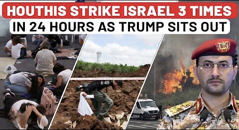 Houthis Hammer Israel Again & Again As Trump Steps Back | 3 Rapid-Fire Strikes in 24 Hours Jolt IDF