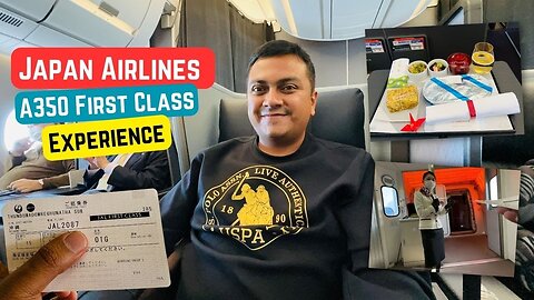 Japan Airlines A350 First class Experience From Osaka to Okinawa
