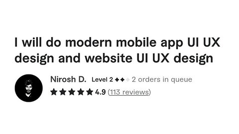 I will do modern mobile app UI UX design and website UI UX design