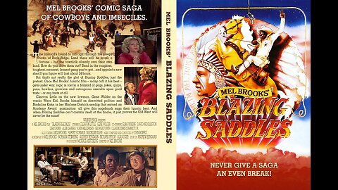Mel Brooks' Blazing Saddles, Western/Comedy 1974. Cleavon Little, Gene Wilder, Slim Pickens, David Huddleston, Alex Karras, Claude Ennis Starrett Jr., Mel Brooks, Harvey Korman, Madeline Kahn, Burton Gilliam