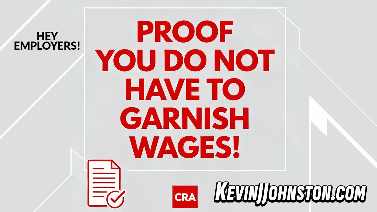 PROOF THAT EMPLOYERS DO NOT HAVE TO GARNISH WAGES