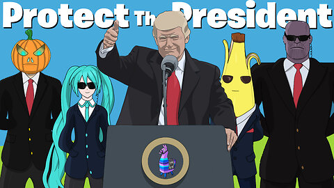 We Protected the Fortnite President for Donald Pump's Inauguration!