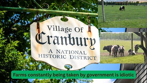 A New Jersey town trying to take farmland is more of the idiotic weakening of US food sources