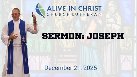 Sermon: Joseph