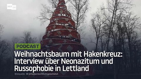 Weihnachtsbaum mit Hakenkreuz