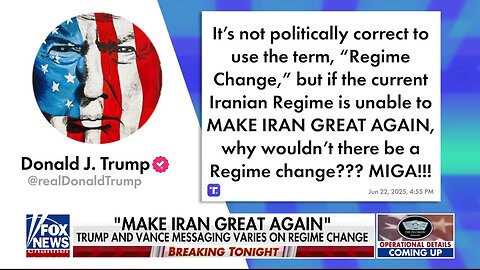 Trump Wants to Make Iran Great Again?