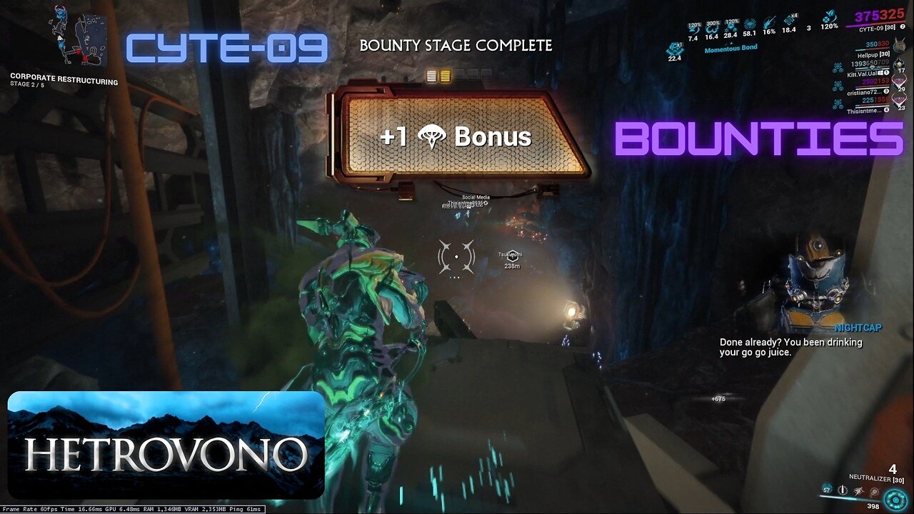 [Warframe] Cyte-09 Bounties