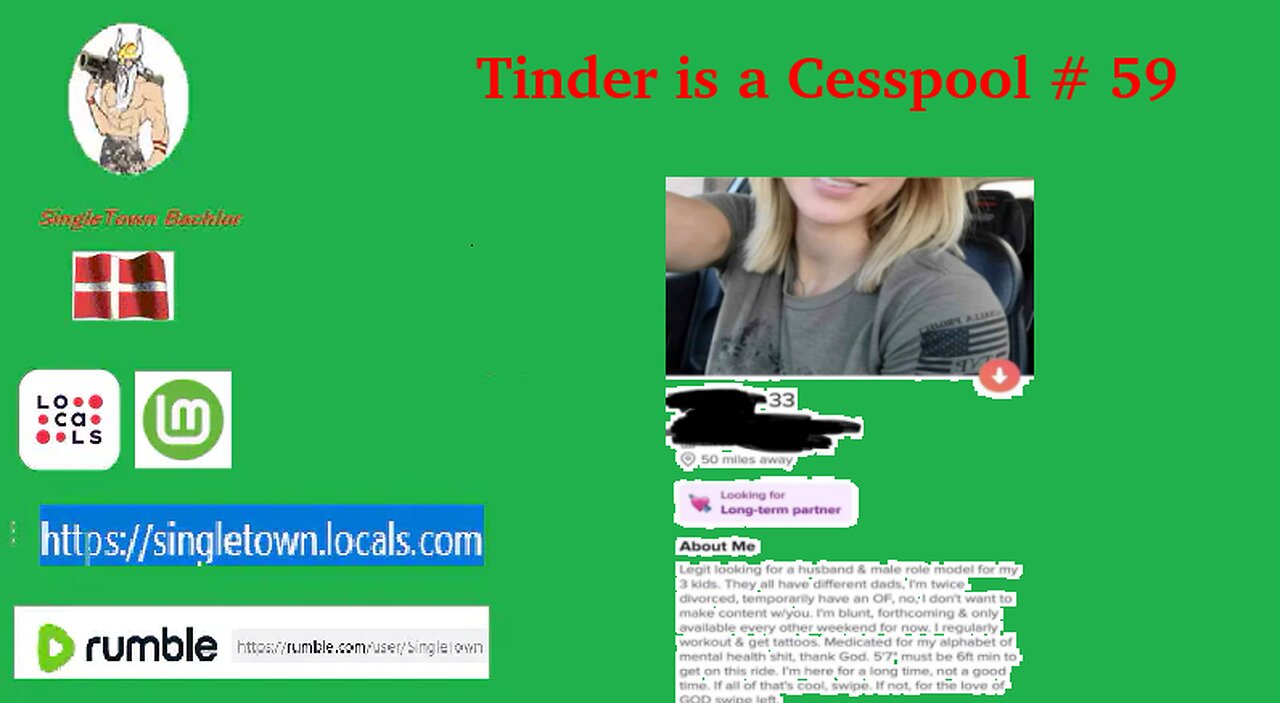 Tinder is a Cesspool # 59