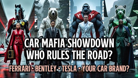 ⭐ Epic Car Mafia Parade – Ferrari, Tesla, Bentley & More!