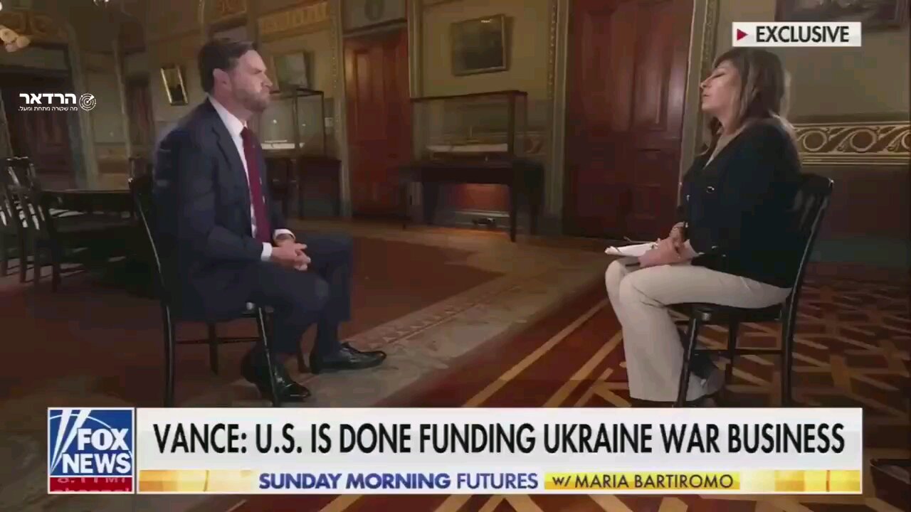 Vice President J.D. Vance says in an interview: It's up to Netanyahu to decide