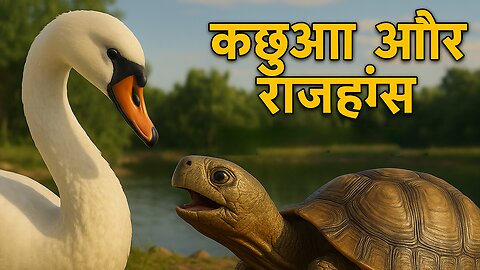 कछुआ और हंस | प्रसिद्ध नैतिक कथा | बच्चों के लिए शिक्षाप्रद एनिमेशन