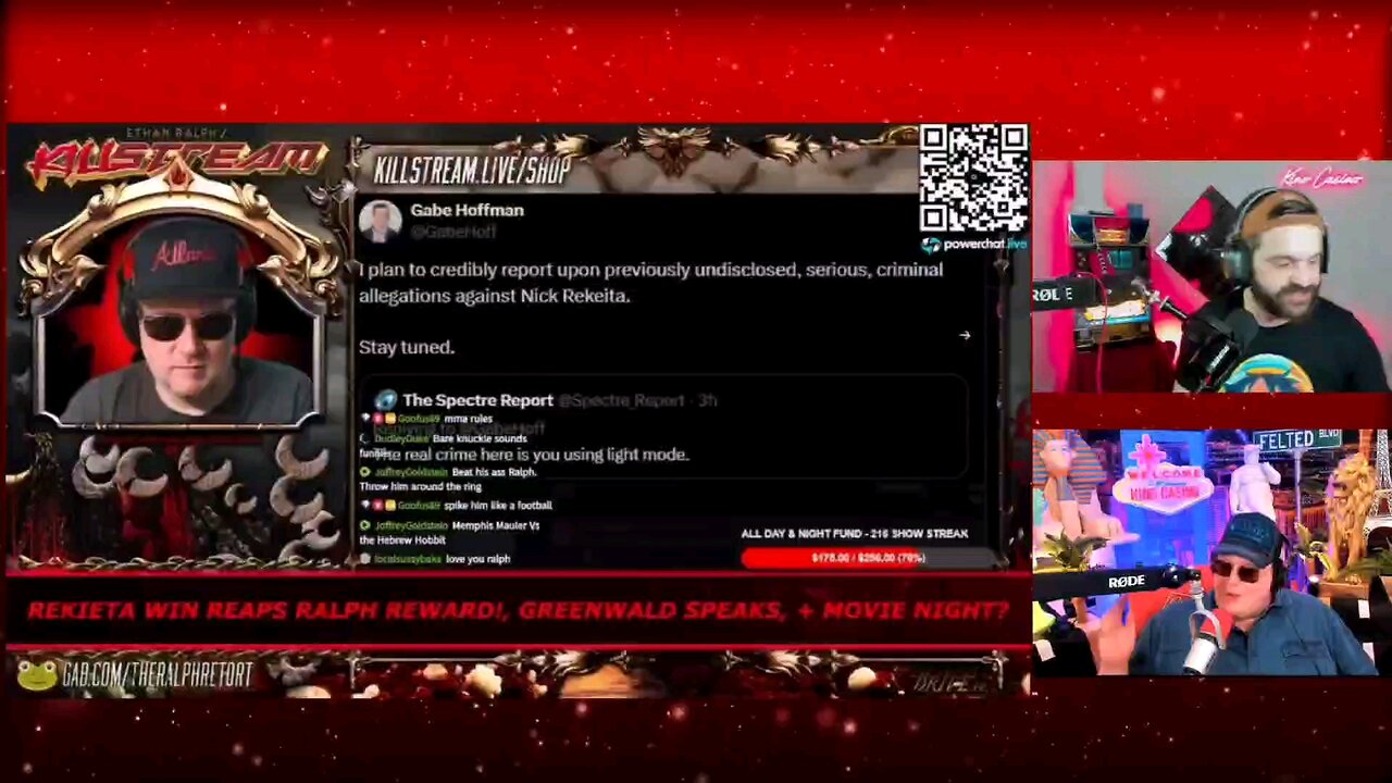 Kino Casino reveal Jaden McNeil was invited to gabes boat