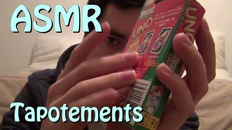 Tapotements rapides du Uno Pokemon [ ASMR ]