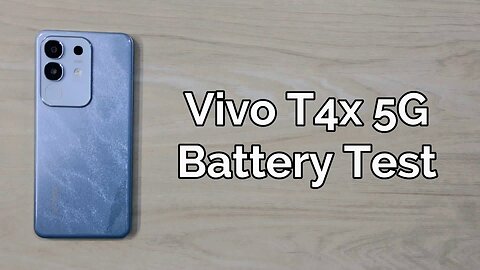 Vivo T4x 5G 6500mAh Battery Test