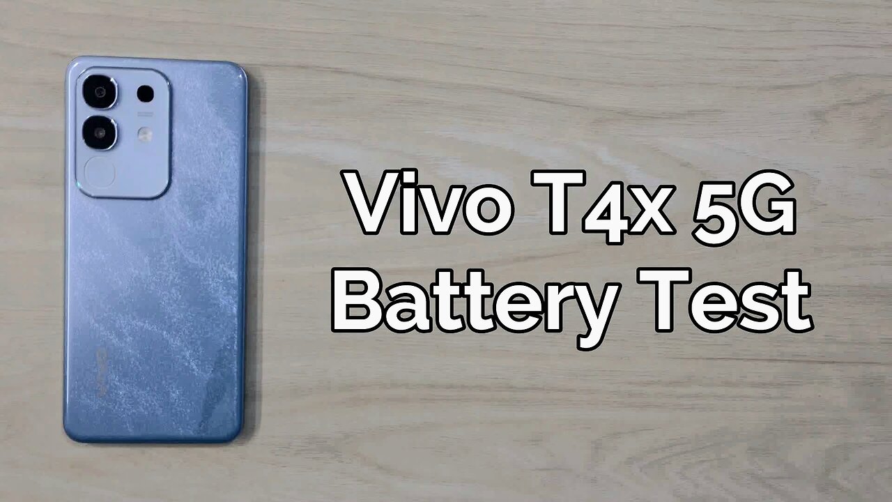 Vivo T4x 5G 6500mAh Battery Test