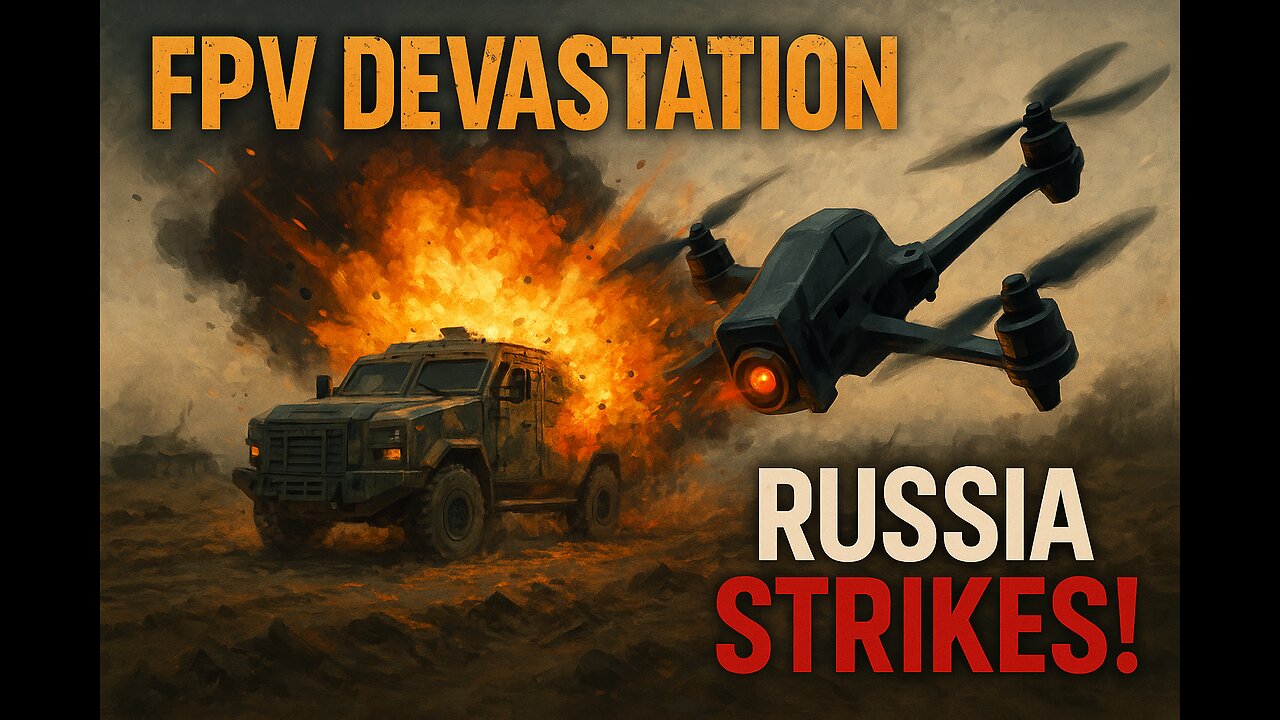 Second Roshel Senator Annihilated by Russian FPV Drone Swarm Pt.2