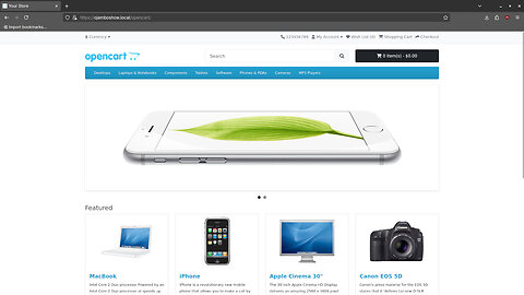 Install OpenCart Online Store