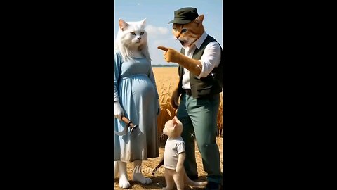 Bad dad cat.make lesson it's kitten..🤕🤕🥲
