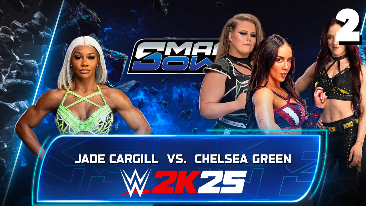 WWE 2K25 Smackdown July 25th 2025 - Match 2: Jaded!