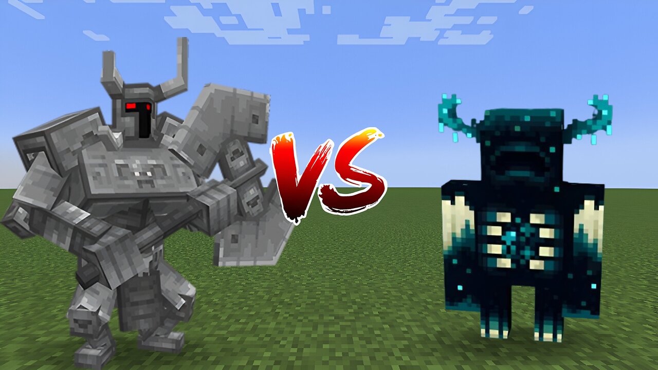 Ferrous Wroughtnut VS Warden | Minecraft