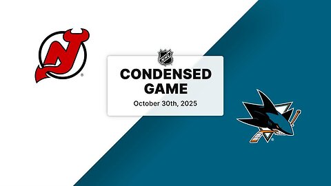 NJD at SJS - Condensed Game - NHL.com