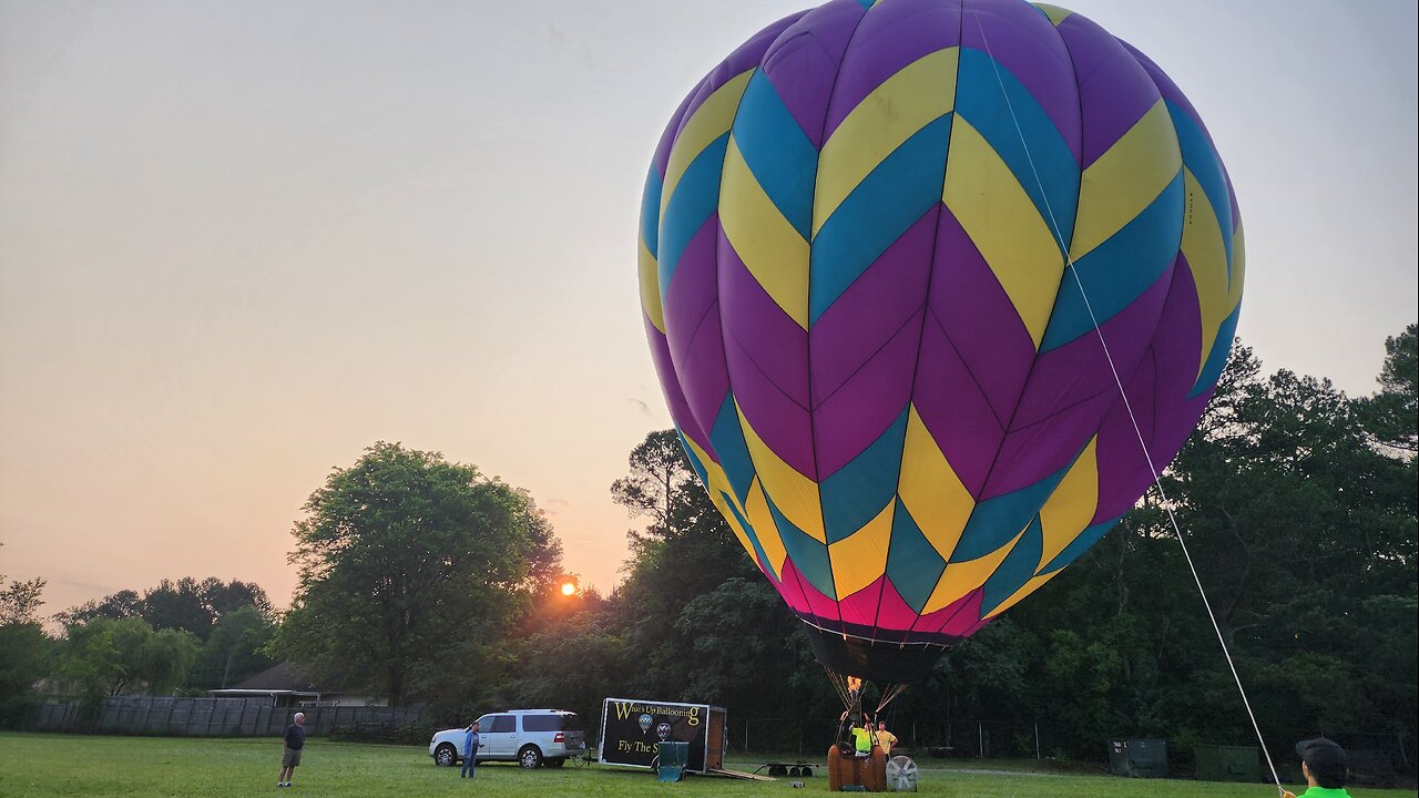 Taking like a sailboat.