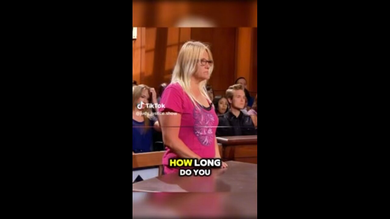 Judge Judy let’s a freeloader have it