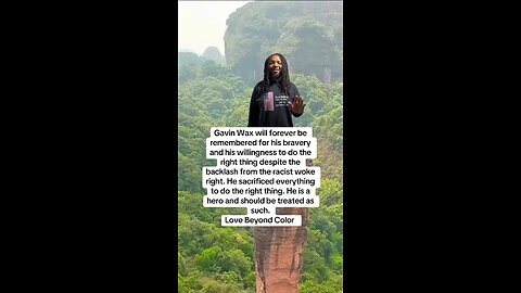 Gavin Wax will forever be remembered for his bravery and his willingness to do the right thing