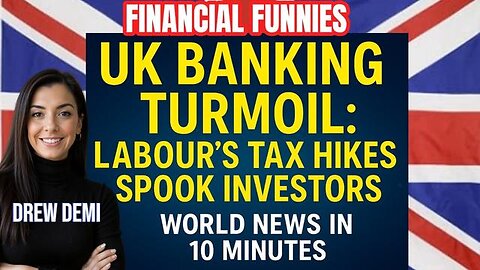 UK BANKING TURMOIL: LABOUR'S TAX HIKES SPOOK INVESTORS WITH DREW DEMI - WORLD NEWS IN 10 MINUTES!
